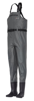 WADERS ABU GARCIA NYLON CHEST WADERS 46/47 DARK GREY