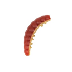 WORM BERKLEY POWERBAIT POWER HONEY WORM RED YELLOW