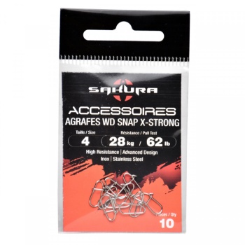 AGRAFE RAPIDE SAKURA WD SNAP X-STRONG NICKEL NO: 6 35KG 10BUC - Img 3