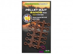 BANDA ELASTICA ENTERPRISE TACKLE PELLET BAIT BAND BROWN