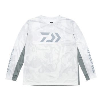 BLUZA DAIWA 21ST LS SHIRT 3012E WHITE MAR.M