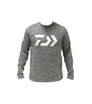 BLUZA DAIWA SHIRT LONG S 30 LIGHT GRAY MAR.L - Img 2
