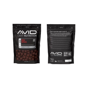 BOILIES AVID CARP RED SPICE 20MM 1KG - Img 7