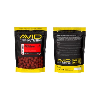 BOILIES AVID CARP SQUID & STRAWBERRY 15MM 1KG - Img 7