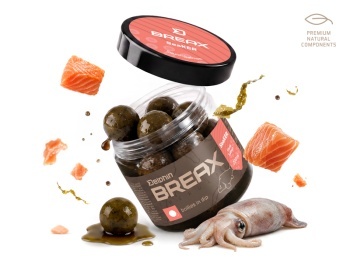 BOILIES IN DIP DELPHIN BREAX / SEAKER SQIUD-SALMON / 16MM / 200ML