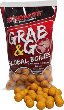 BOILIES STARBAITS G&G GLOBAL BANANA CREAM 24MM/1KG