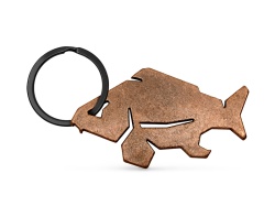 BRELOC DELPHIN CU DESCHIZATOR DE STICLE CARPENER BRONZ