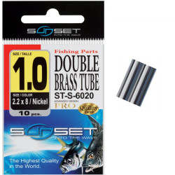 BRIDE SUNSET ST DOUBLE BRASS TUBE ST-S-6020 1.0X2.2