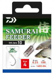 CARLIG LEGAT DAIWA SAMURAI PENTRU FEEDER NR.4 10BUC