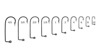 CARLIG MUSTAD JIG NEGRU NR 2/0 32627NPBLN 100BUC/PL