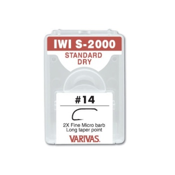CARLIGE FLY VARIVAS IWI S-2000 2X FINE NR 14 micro barb