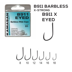 CARLIGE KAMASAN B911 X-STRONG CU OCHET NR 8 FARA BARBETA 10BUC/PLIC