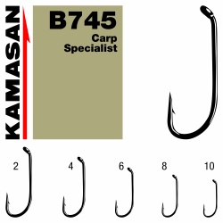CARLIGE KAMASAN CARP SPECIALIST B745 NR 4 10BUC/PLIC