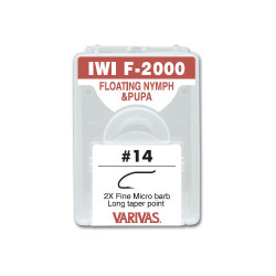 CARLIGE MUSCA VARIVAS FLY IWI F-2000 2X FINE NR 14 MICRO BARB
