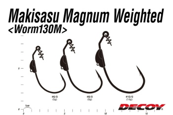 CARLIGE OFFSET LESTATE DECOY WORM 130M MAKISAGU MAGNUM LESTAT NR.6/0 5GR 3BUC/PLIC - Img 4