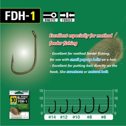 CARLIGE OWNER FDH-1 AMANO TENKARA W/EYE BROWN NR.8, BUC/PAC 16