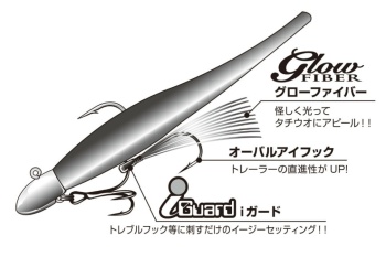 CARLIGE TRAILER DECOY TH-4 TACHI CHASER GLOW NR.1 3BUC/PLIC - Img 3