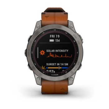 CEAS GARMIN FENIX 7 SAPPHIRE SOLAR TITAN / PIELE 47MM - Img 2
