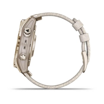 CEAS GARMIN FENIX 7S SAPPHIRE SOLAR CREAM GOLD TI / CREAM 42MM - Img 11