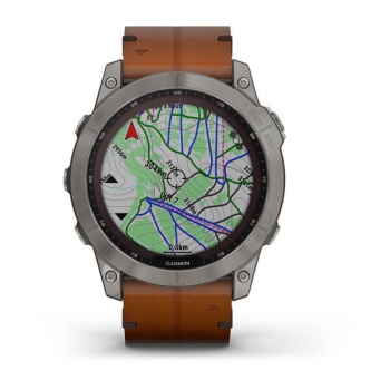 CEAS GARMIN FENIX 7X SAPPHIRE SOLAR TITAN / PIELE 51MM - Img 4