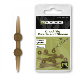 CHOD RIG RADICAL CHOD RIG BEADS AND SLEEVE