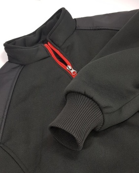 COSTUM FLEECE DAIWA BLACK/RED MAR.M - Img 2