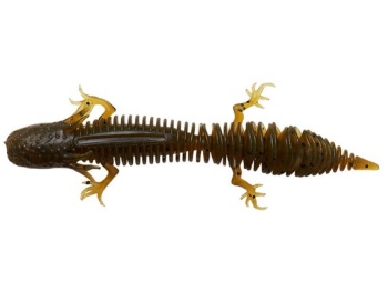 CREATURA SAVAGE GEAR NED SALAMANDER 7.5CM / 3G GREEN PUMPKIN 5BUC / PL - Img 2
