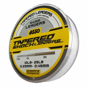 FIR ASSO TAPERED SHOCK LEADER CLEAR 0.25/0.45MM 15M - Img 3
