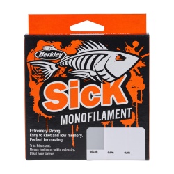 FIR BERKLEY SICK MONOFILAMENT 300M/330YD, 0,14MM, 2,1KG/4LB CLEAR