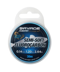 FIR FLUOROCARBON SAVAGE GEAR SEMI SOFT LRF 014MM/1,2KG/30M