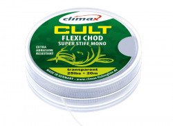 FIR MONOFILAMENT CLIMAX CULT CRAP FLEXI CHOD MONO HOOKLINK 20M 0.40MM 15LB