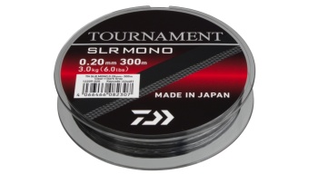 FIR MONOFILAMENT DAIWA TOURNAMENT SLR MONO 0.18MM/2,6KG/300M GREY