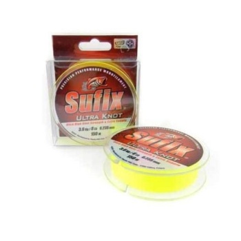 FIR MONOFILAMENT SUFIX ULTRA KNOT 250M 0.355MM / 20.0LB / OPAQUE YELLOW