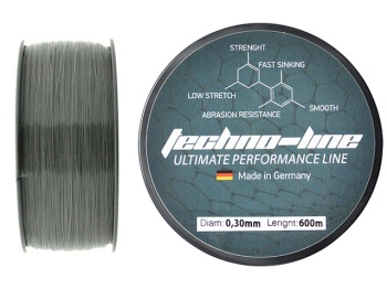 FIR SELECT BAITS TECHNO-LINE 600M TITAN GREY 0.25MM