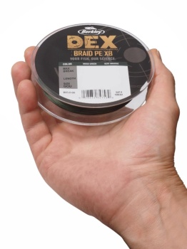 FIR TEXTIL BERKLEY DEX BRAID X8 PE GREEN 0.04MM 4.1KG 150M - Img 4