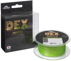 FIR TEXTIL BERKLEY DEX X8 PE CHARTREUSE 0.10MM 7.9KG 300M