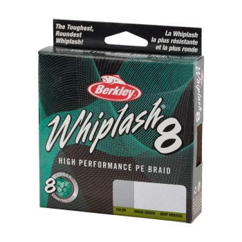 FIR TEXTIL BERKLEY WHIPLASH WHIP8 150M 0.20 NEW GREEN - Img 4