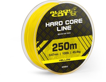 FIR TEXTIL BLACK CAT BC HARD CORE LINE YELLOW 45.4KG 0.47MM 250M - Img 4