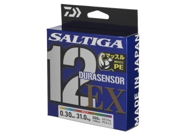 FIR TEXTIL DAIWA SALTIGA DURASENSOR X12 EX+SI3 MULTICOLOR 016MM/31LBS/300M - Img 2