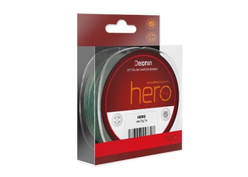 FIR TEXTIL DELPHIN HERO VERDE 1000M 0.14MM 20LBS