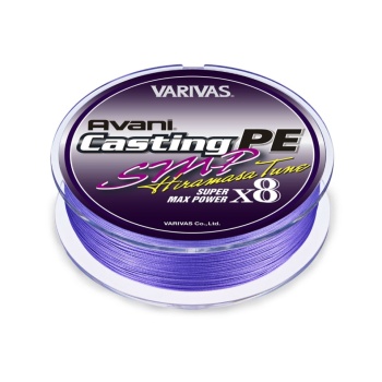 FIR TEXTIL VARIVAS HIRAMASA TUNE CASTING SMP MAX POWER PE X8 200M 0.370MM 80LB - Img 2