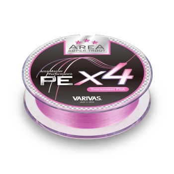 FIR TEXTIL VARIVAS SUPER TROUT AREA PE X4 TOURNAMENT PINK 0.30MM 6.7LB 75M - Img 2