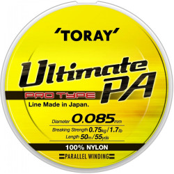 FIR TORAY ULTIMATE PA CLEAR 0.085MM 50M
