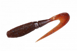 GRUB JACKALL RHYTHM 2.4INCH COLA BLUEGILL 4BUC / PL
