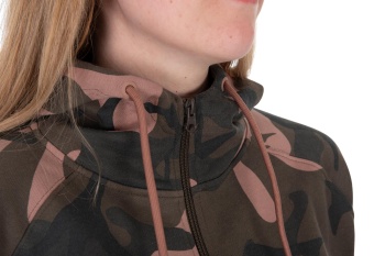 HANORAC FOX WOMENS ZIPPED CAMO HOODIE - SZ L 16-18 - Img 3