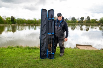 HUSA RIGIDA PRESTON HARDCASE ROD SAFE 4 LANSETE + 4 MULINETE 194X25X14CM - Img 10