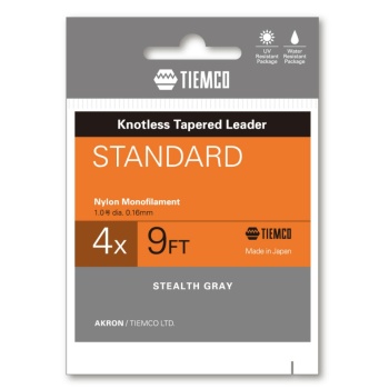 INAINTAS FLY TIEMCO STANDARD TAPERED LEADER 9FT 2X