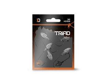 JIG CU GULER DELPHIN TRIAD / 5 BUC 20G-6/0 - Img 3