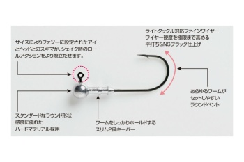 JIG DECOY VJ-31F VIOLENCE JIGHEAD NR.2 1.8GR 5BUC/PLIC - Img 3