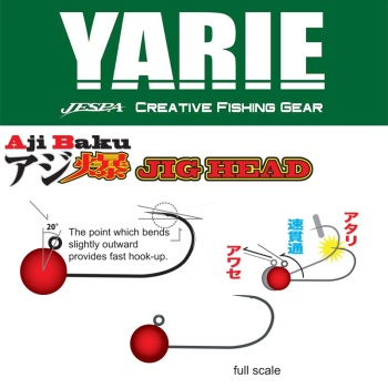 JIG YARIE JESPA 646 AJIBAKU RED 6 1.0GR 4BUC/PLIC